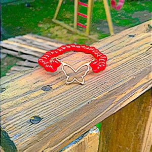 Red butterfly bracelet 1 in stock